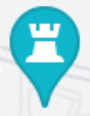 An image of a Google Map magic pin